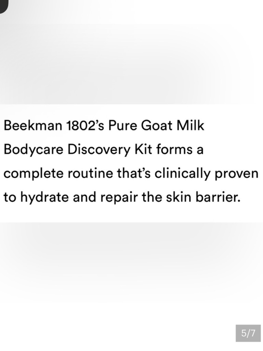 Beekman 1802 PURE Fragrance-Free Goat Milk Skin Care Travel Set- White & Yellow - Picture 4 of 6